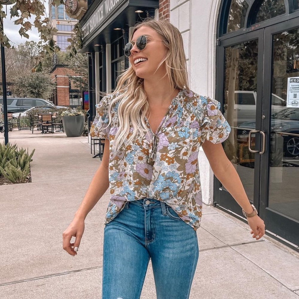 Floral blouse